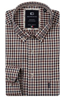 Dino Buttondown Check Shirt - Light Blue