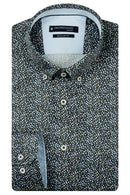 Dino Graphic Print Shirt - Dark Green