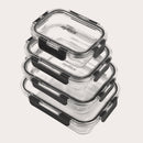 4 Piece Glass Container Set