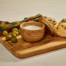 Portobello Olive Wood Salt Cellar