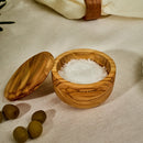 Portobello Olive Wood Salt Cellar