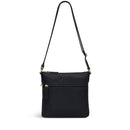 Small Zip Top Crossbody - Black