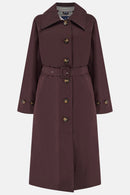 Harper Trench Coat - Damson
