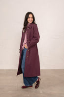 Harper Trench Coat - Damson