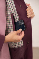 Harper Trench Coat - Damson