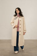 Harper Trench Coat - Stone