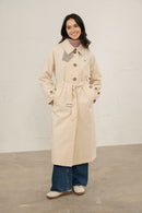 Harper Trench Coat - Stone
