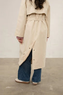 Harper Trench Coat - Stone