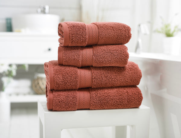 Hathaway Zero Twist Towel - Cinnamon