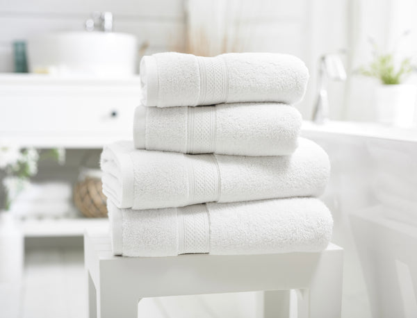 Hathaway Zero Twist Towel - White