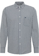 Clemens Gingham Shirt - Grey Gingham Check