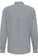 Clemens Gingham Shirt - Grey Gingham Check