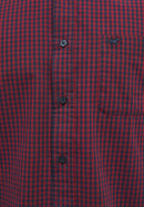 Clemens Gingham Shirt - Red Gingham Check
