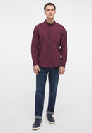 Clemens Gingham Shirt - Red Gingham Check