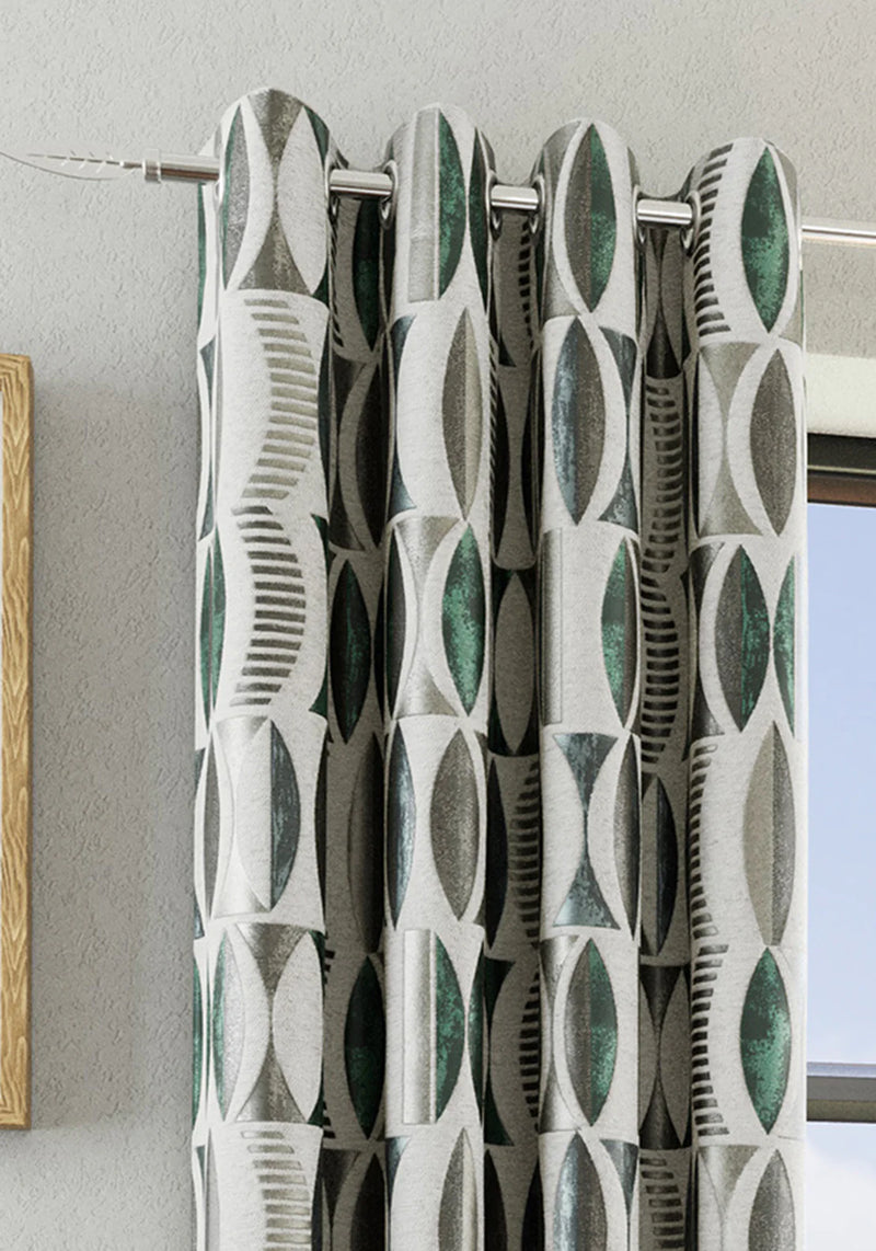 Himalaya Marine Readymade Eyelet Curtains - 90" x 90"