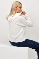 Hope Hoodie Zip Cardigan - White