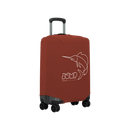 Spandex Suitcase Cover Small - Terracotta