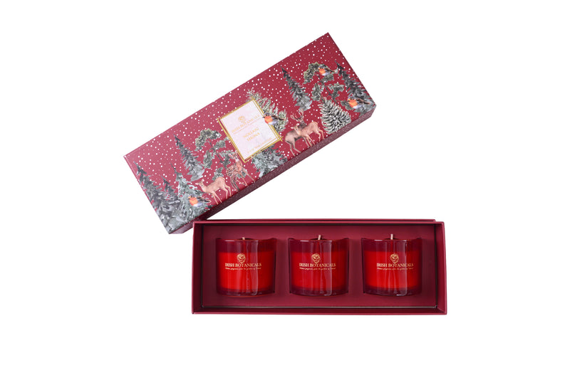 Nollaig Shona Trio Candle Set