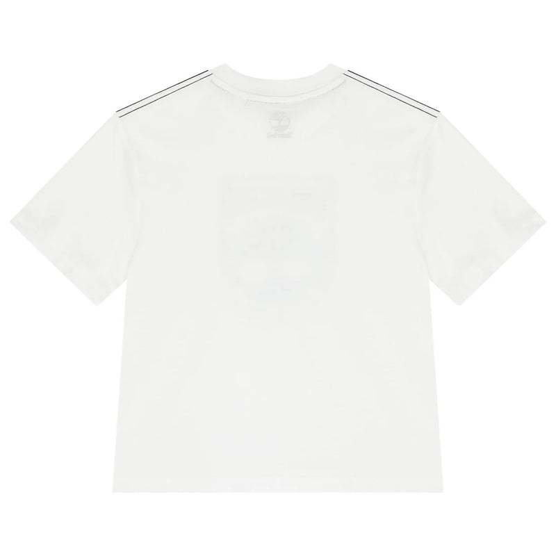 Front Print Jersey T-Shirt - White