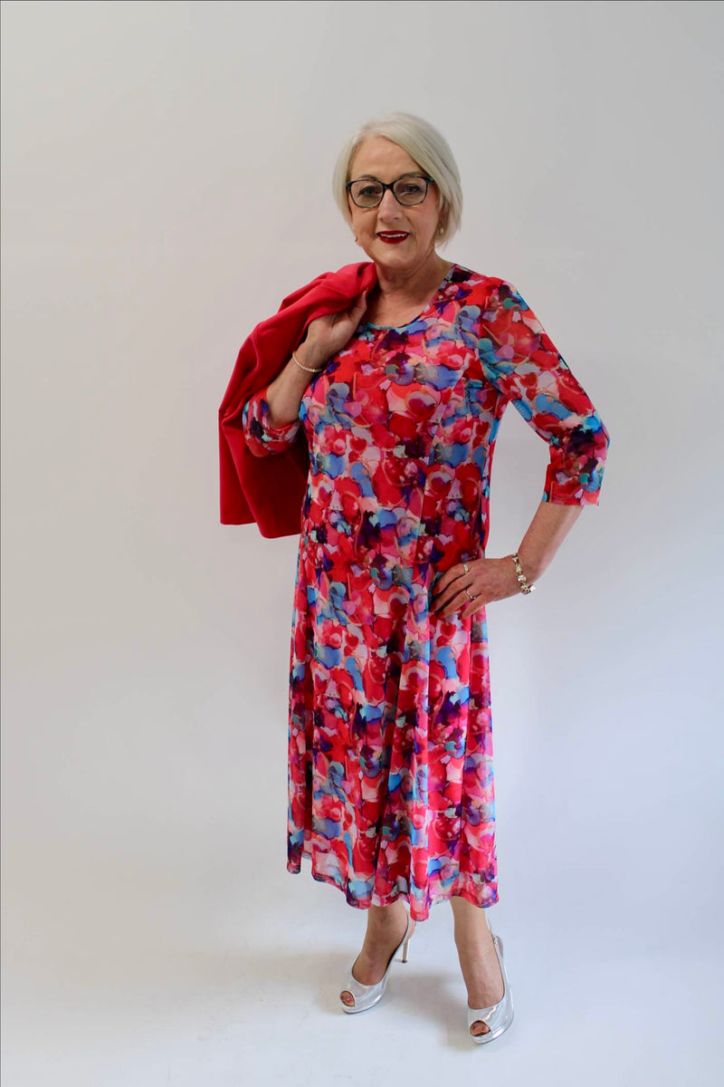 Dress &Bolero - Coral