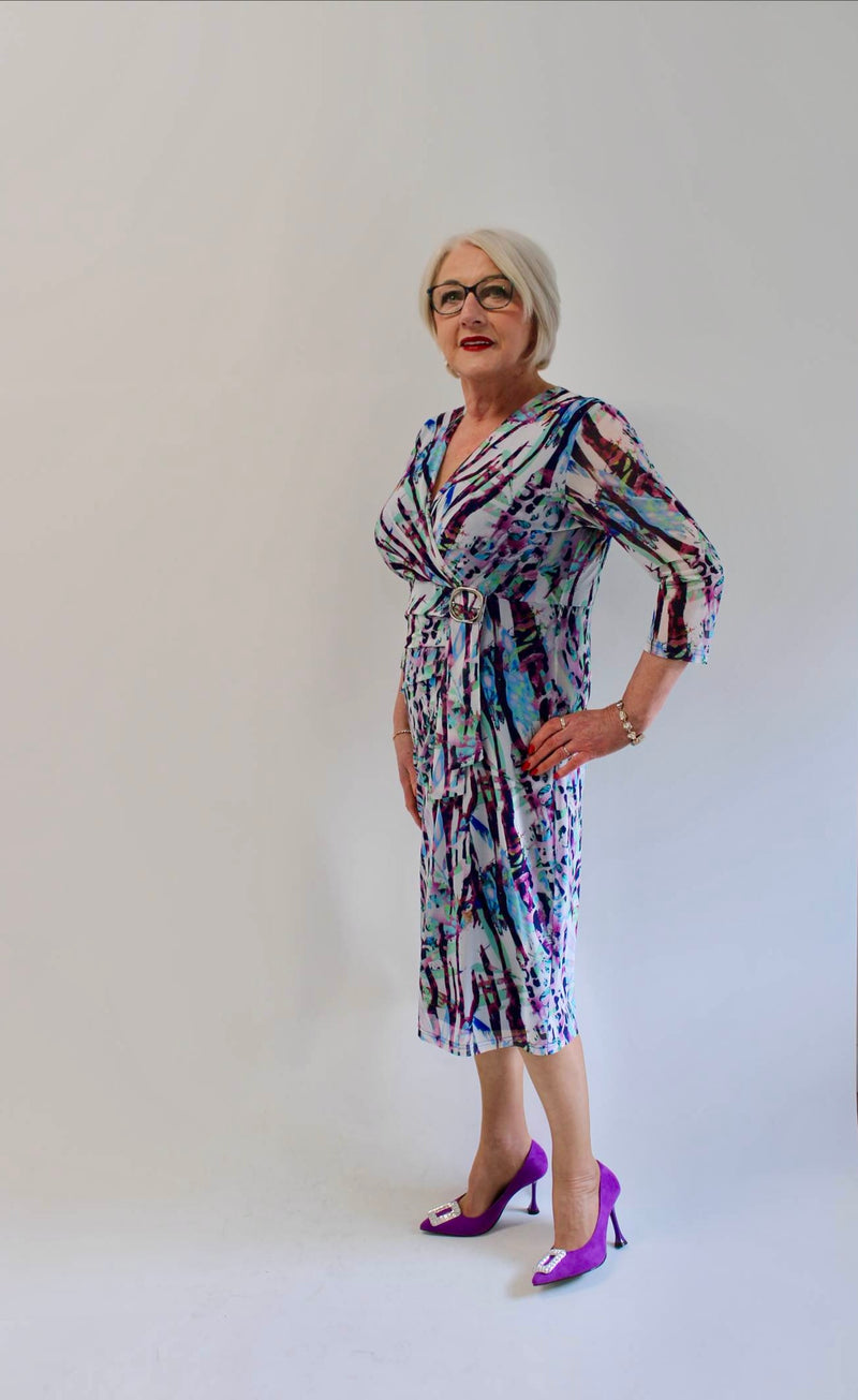 Printed Dress - Mint