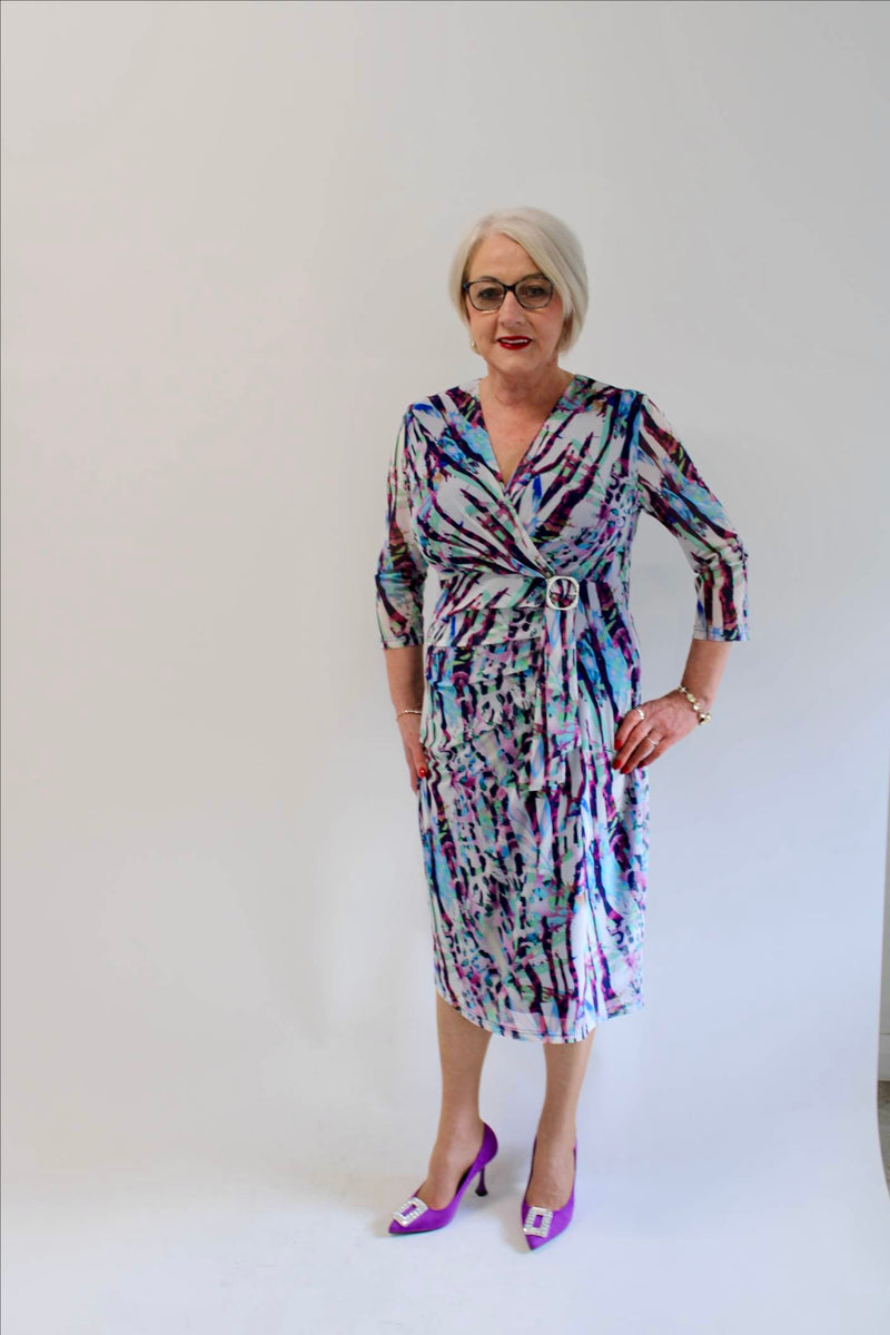 Printed Dress - Mint