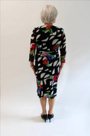 Printed Dress - Black