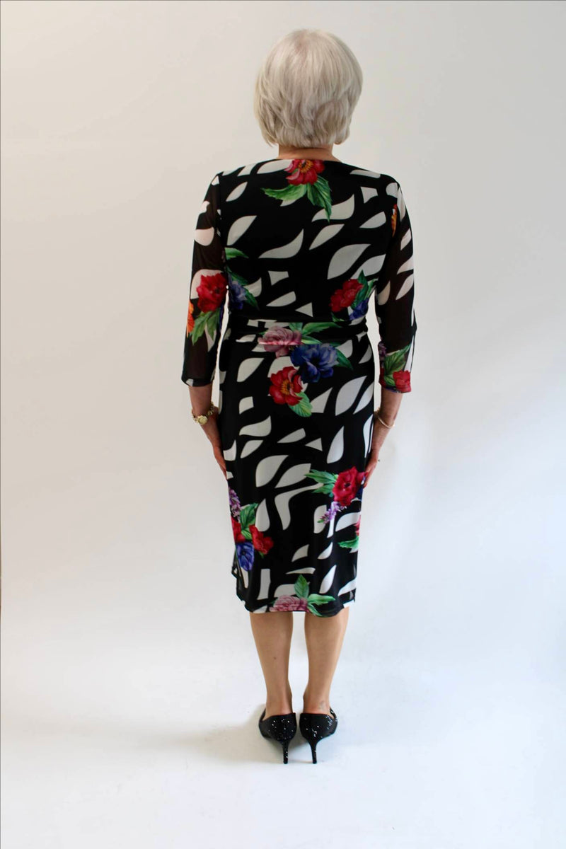 Printed Dress - Black