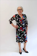 Printed Dress - Black