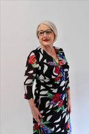 Printed Dress - Black