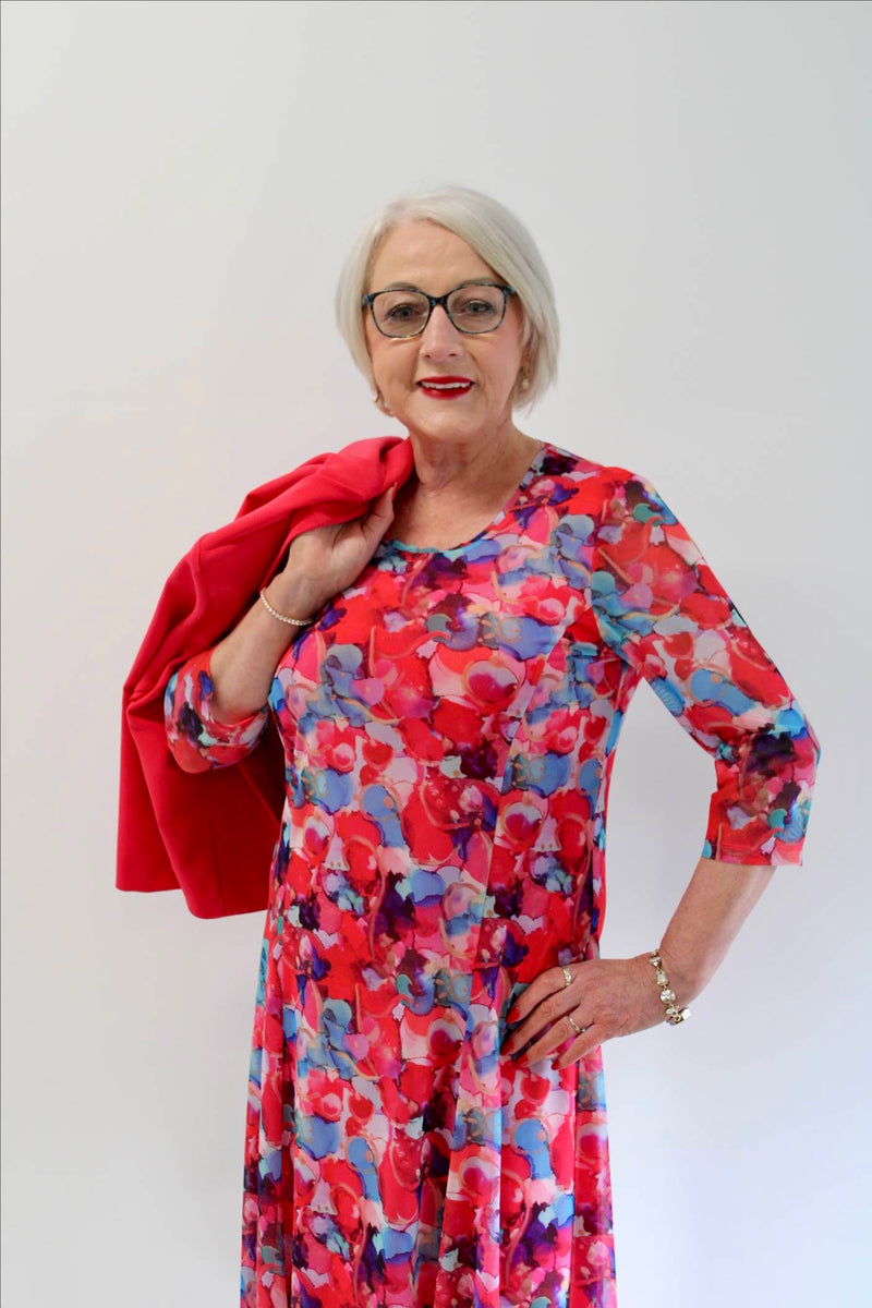 Dress &Bolero - Coral