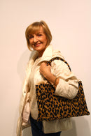 Wild Medium Tote Bag - Leopard Print