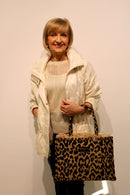 Wild Medium Tote Bag - Leopard Print