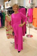 Blouse & Trouser - Fuchsia