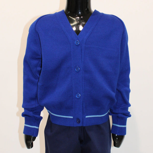 Scoil Chaitríona Magic Fit Cardigan - Royal