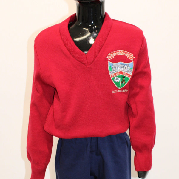 Buaile Beag Cotton/Acrylic Jumper - Berry