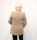 Revere Neck Coat - Camel