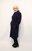 Wool Coat - Navy