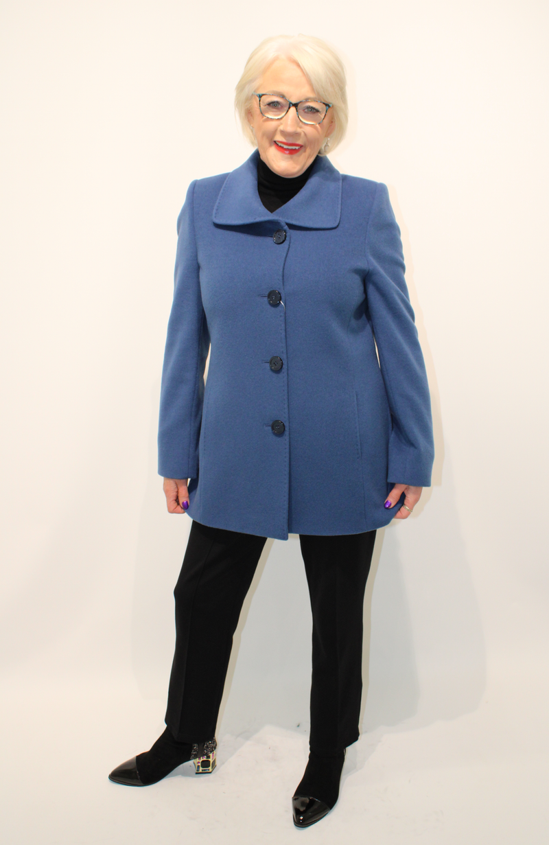 Short Coat - Airforce Blue