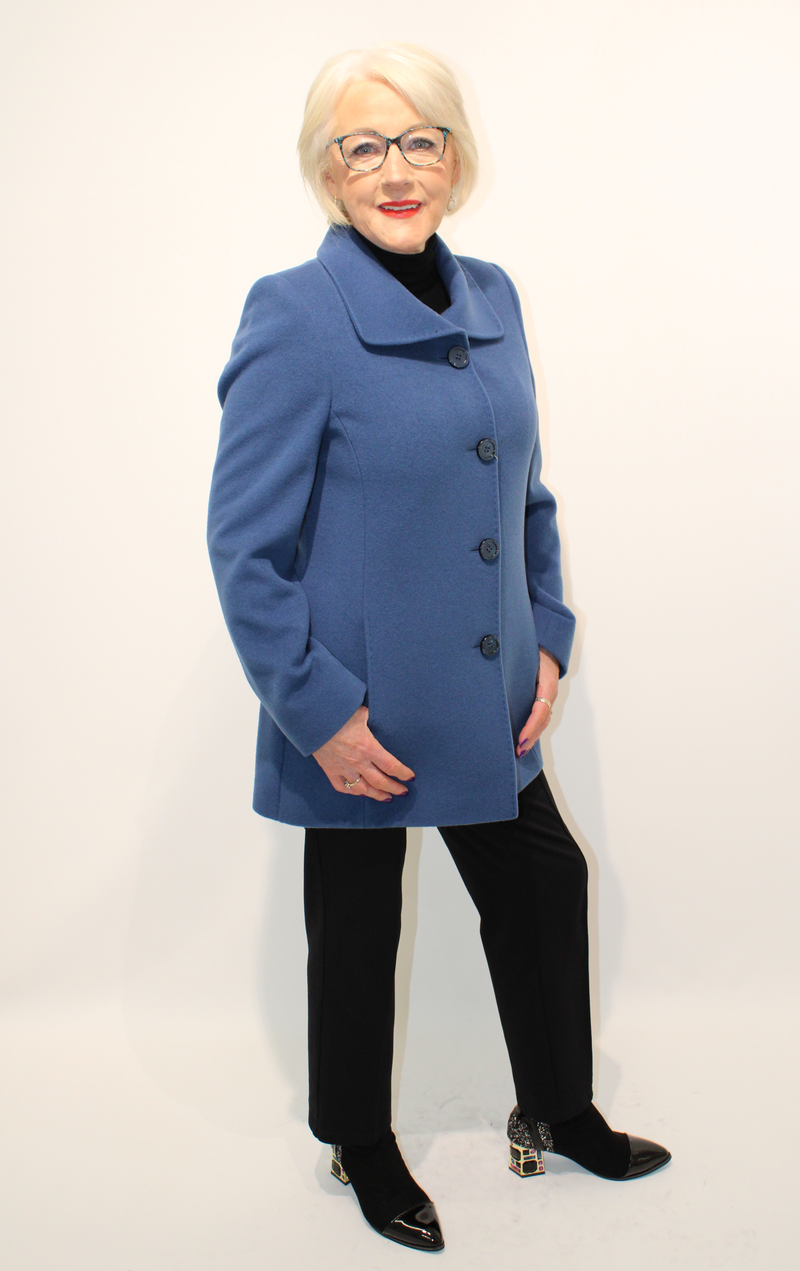 Short Coat - Airforce Blue