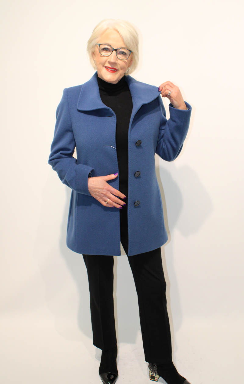 Short Coat - Airforce Blue