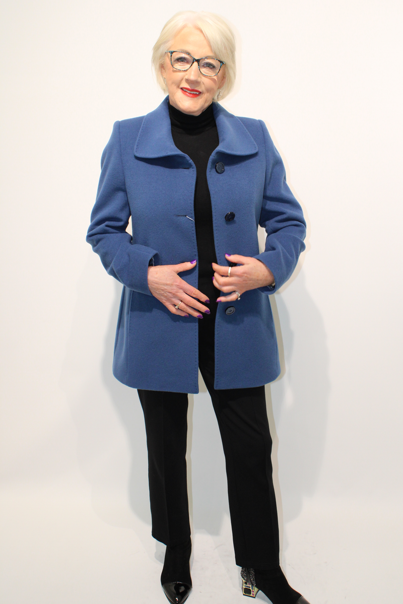 Short Coat - Airforce Blue