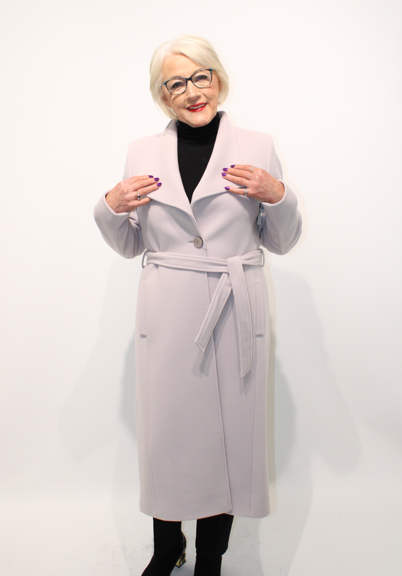 Belted Coat - Mushroom