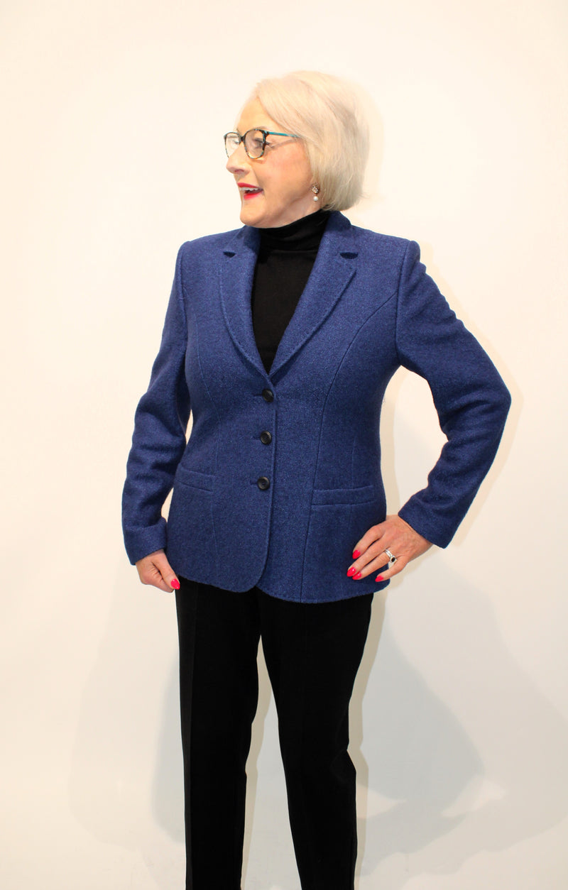 Wool Blazer - Royal