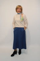 Skirt - Light Blue Tweed