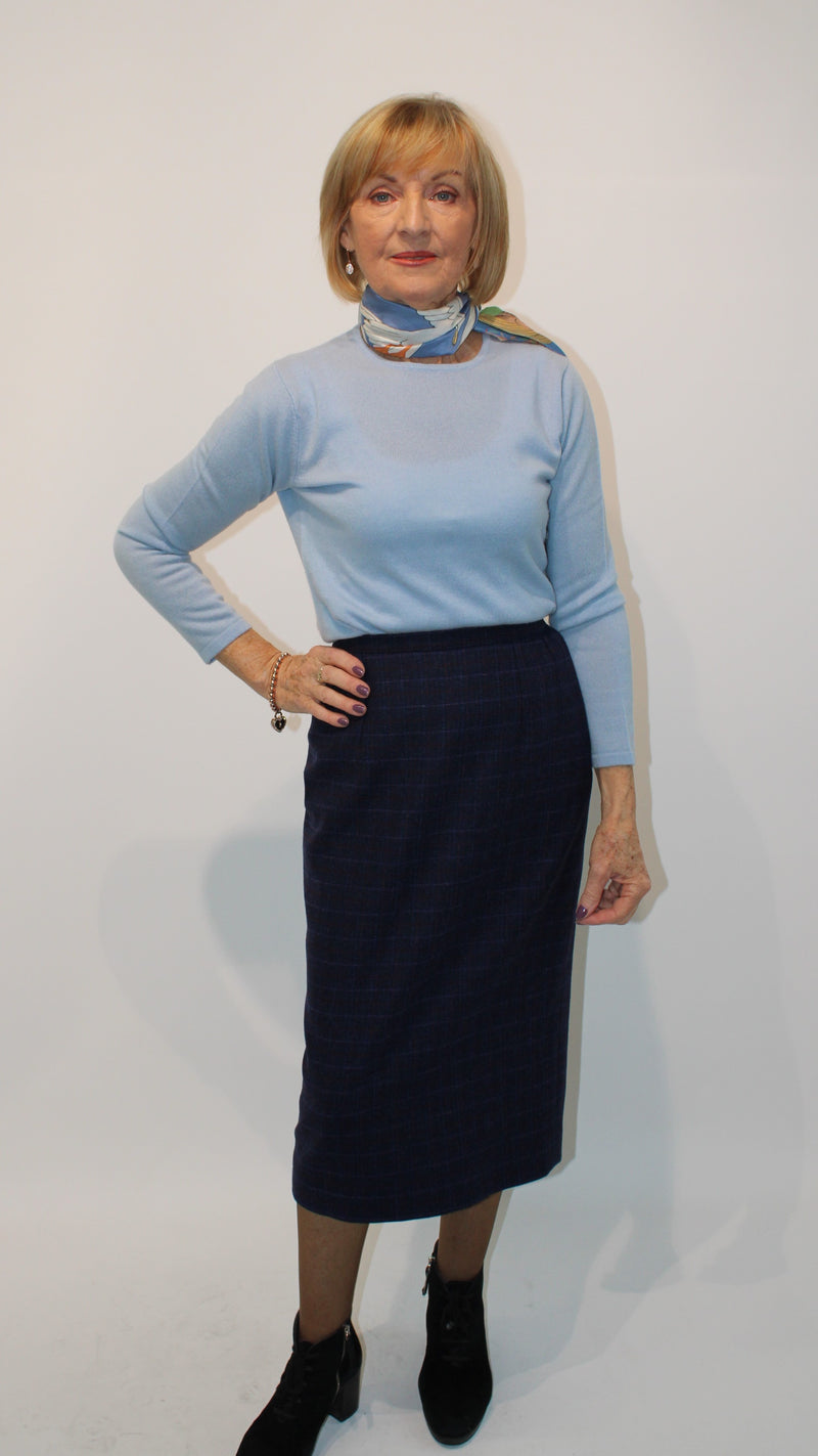 Skirt - Purple Check