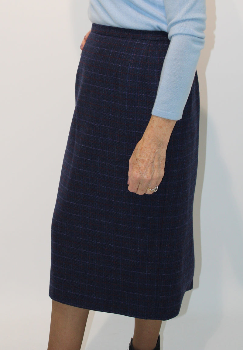 Skirt - Purple Check