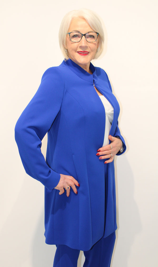 7/8 Length Coat - Royal