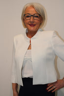 Short Blazer - Cream