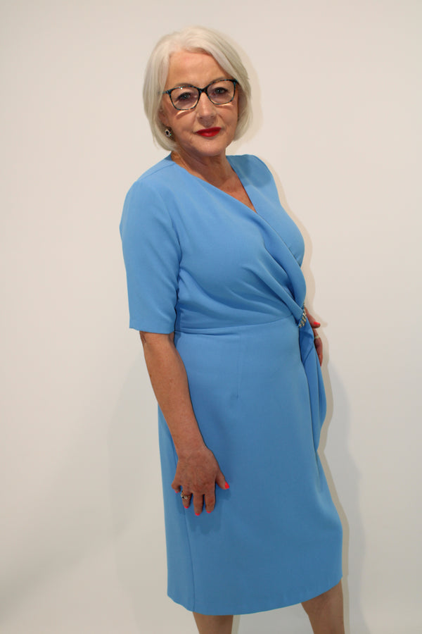 Sonia Dress - Cornflower